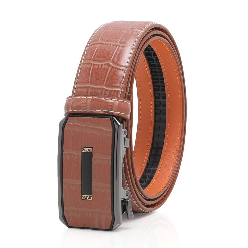 Crocodile Leather Belt 02