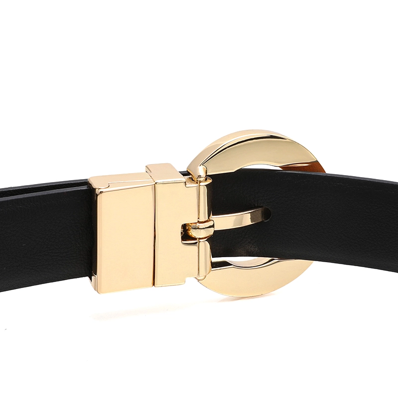 Women Brown Leather Belt 02