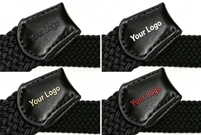 Custom Braided Belt Logo