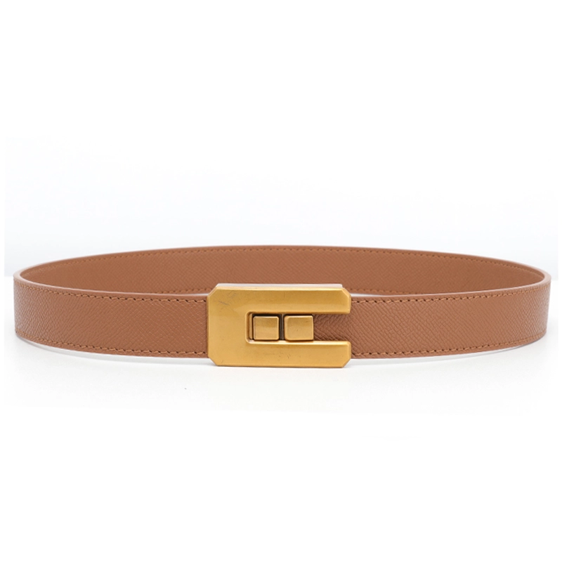 Women's Skinny Leather Belt 06