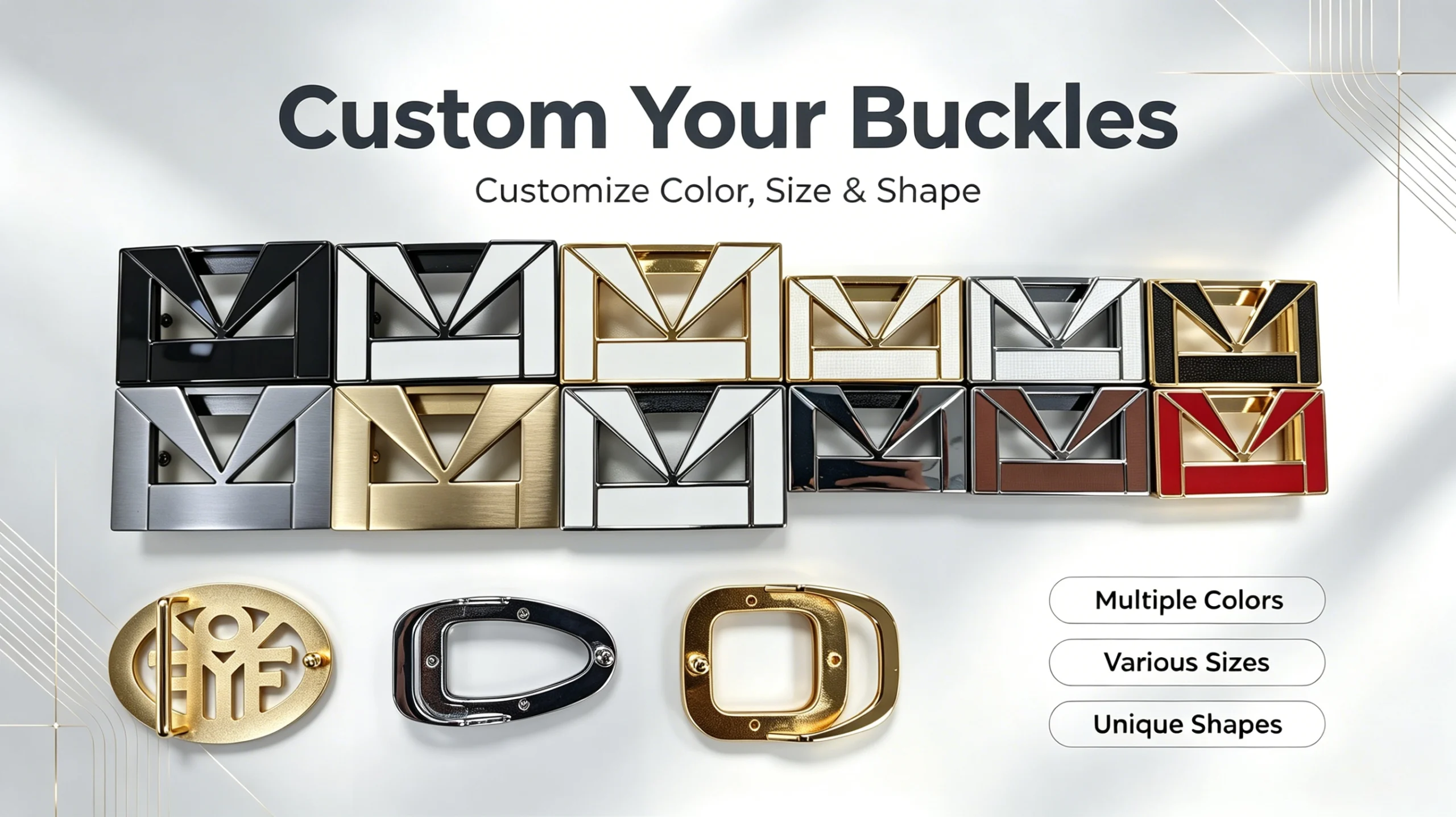 Custom Buckles for Personalized Leather Belts