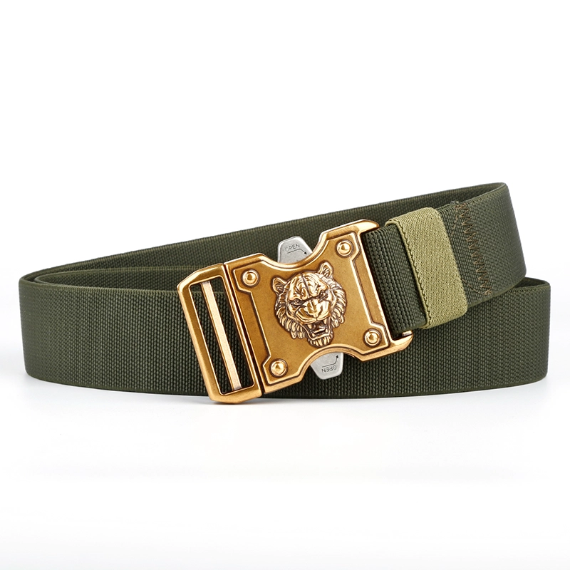 Tiger Buckle Belt green