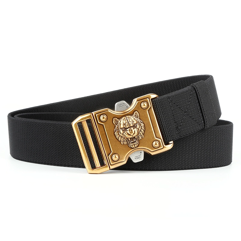 Tiger Buckle Belt black