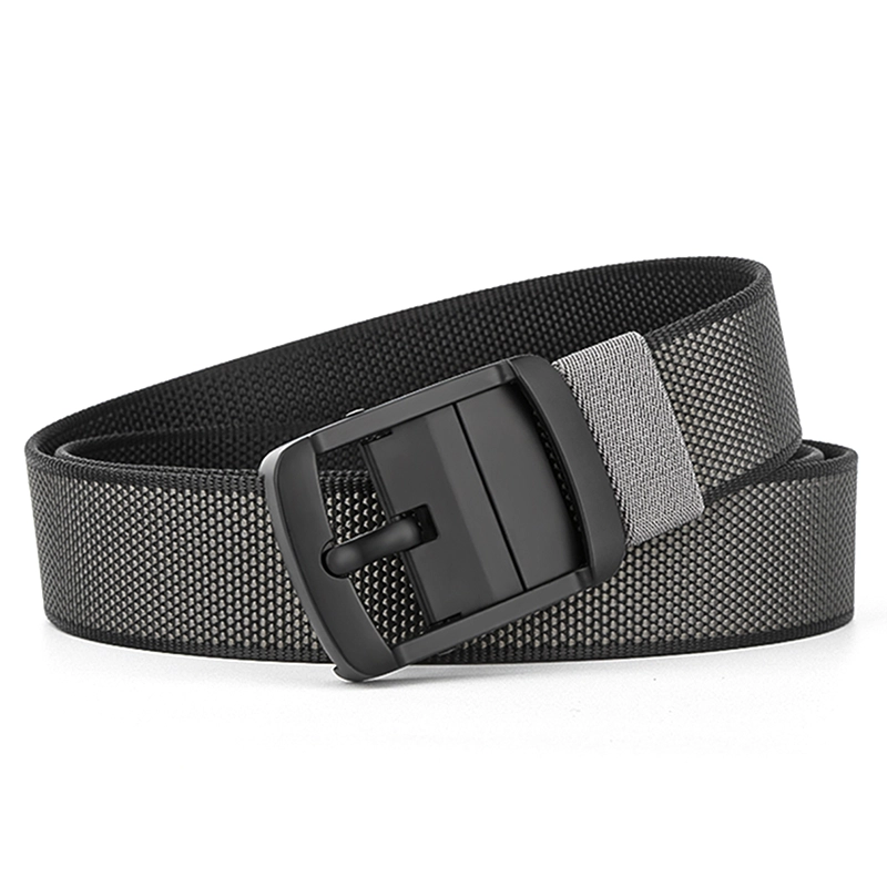 Reversible Fabric Belt grey and black