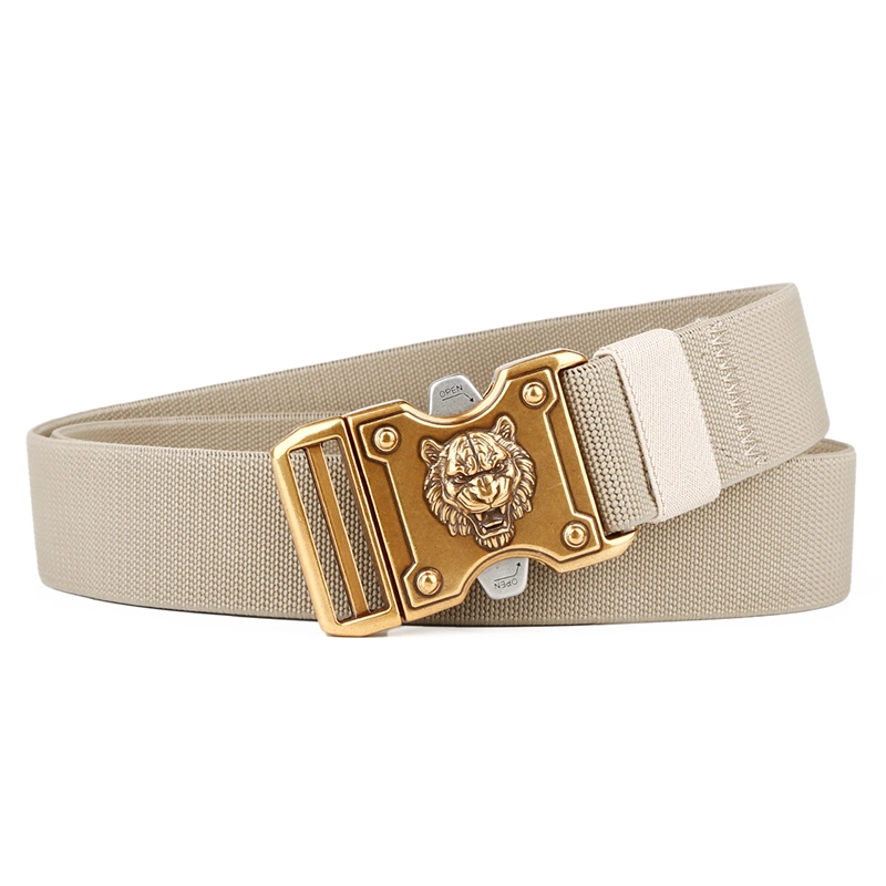 Tiger Buckle Belt khaki