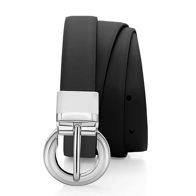 Women Brown Leather Belt 06