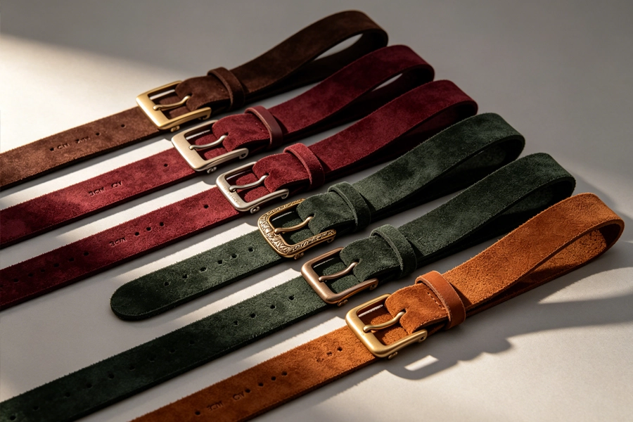 what is the suede belt