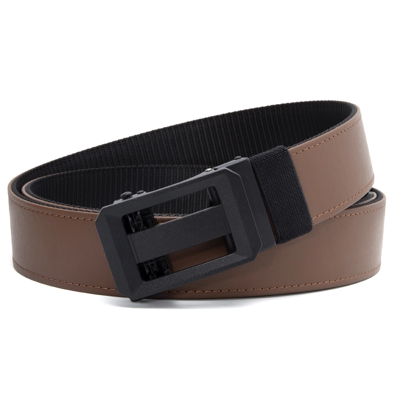 leather edc belt brown